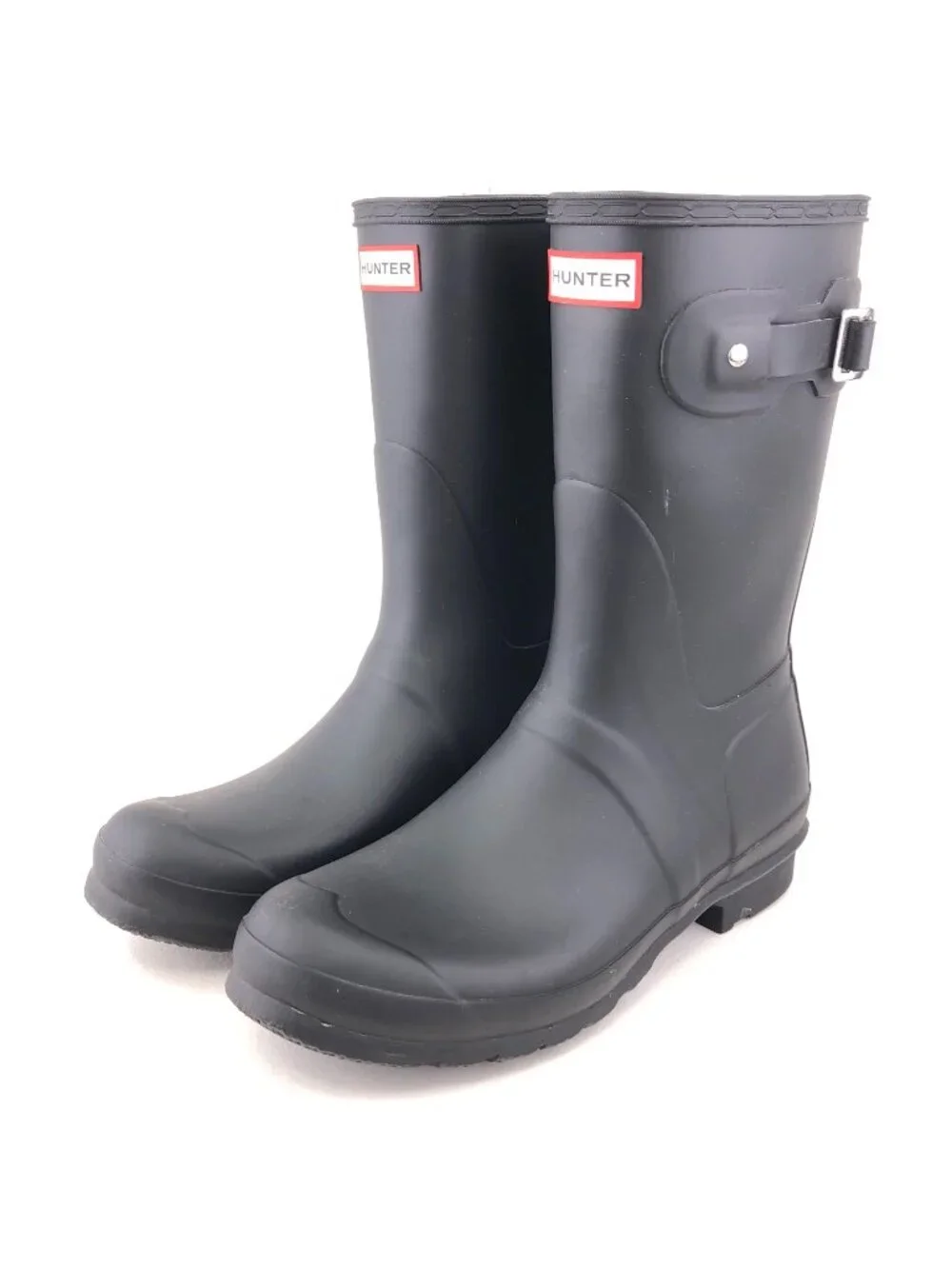 Hunter Original Short Black Rubber Rain Boots 11